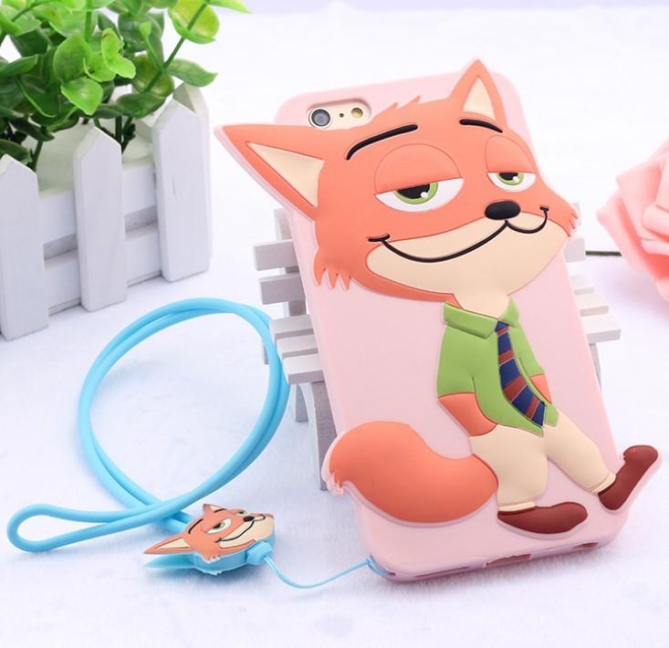 For Iphone 5 5s 6 6plus Zootopia Judy Hopps Nick Wilde Silicone Phone Case With Durable Design For Kids And Teens