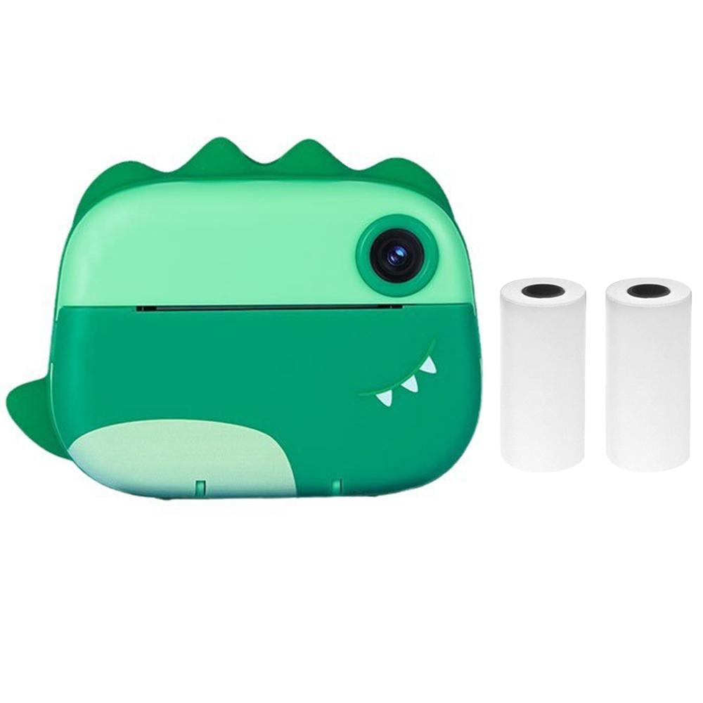 

Детская камера, мгновенный термопринтер, экран 2,4 дюйма, поддержка двойной камеры, съемка по таймеру, видео 1080P 1 зелёный