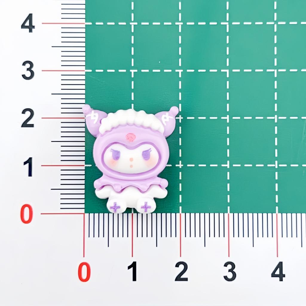 10Pcs New Kawaii Cute Candy Bow Tie Cartoon Animalseries Flat Bottom Scrapbook Diy Jewelry Making Hairwear Accessorie A130