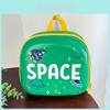 Children Rocket Space Backpack With Breathable Pvc Material For Kindergarten Use