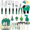 23-Piece Garden Tool Set With Spray Bottles Pruning Shears Gloves Weeding Tools Home Gardening