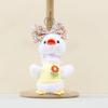 Duck Plush Toy Bow Decoration Doll Keychains Backpack Pendant Holiday Gifts