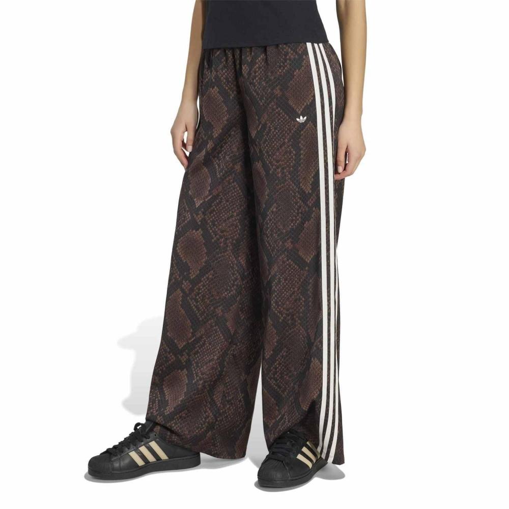 Adidas Женские атласные брюки со змеиным принтом и широкими штанинами Земля Acoff Kx1887 S