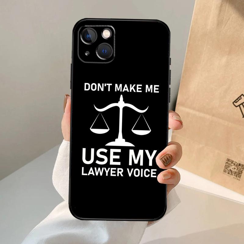 Law Student Lawyer Judge Silicone Case For Apple iPhone 17 Pro Max 17 Air 17Pro Phone Protective Cover