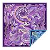 Aurora Serie Seidenwolle Jacquard Großer Schal