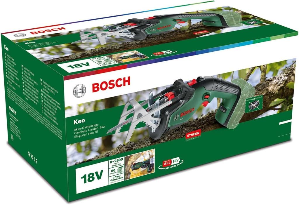 Bosch DIY 18V Cordless Saw Charger Sold KEO118H Green (body Only, Separately)