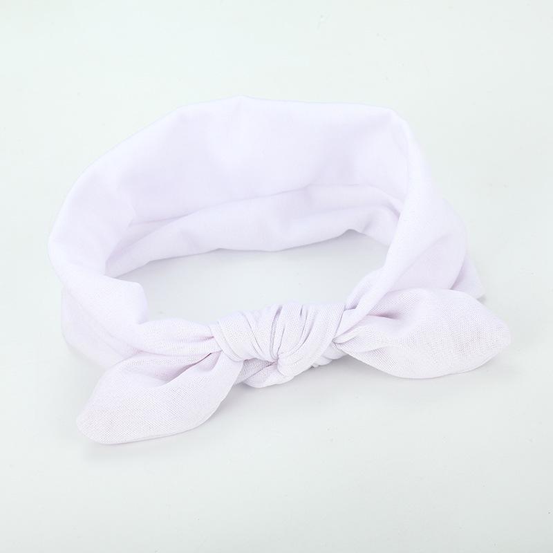 Europäisches & Amerikanisches Schleifenstoff-Stirnband mit Hasenohren