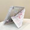 Smudged butterfly is suitable for iPad 11-inch Y folded edge sticker, tablet protective case with pen slot, iPad Pro13-inch hair generation