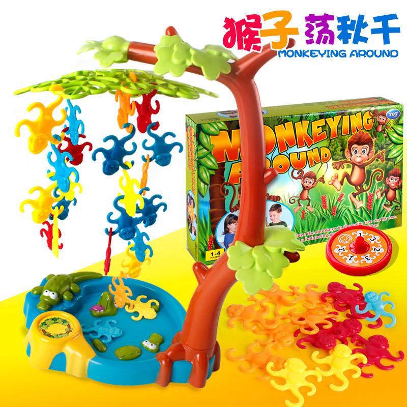 Balancing Monkey Tree Swing Game, Educational STEM Toy for Kids, Family Board Game, Interactive Thinking Training