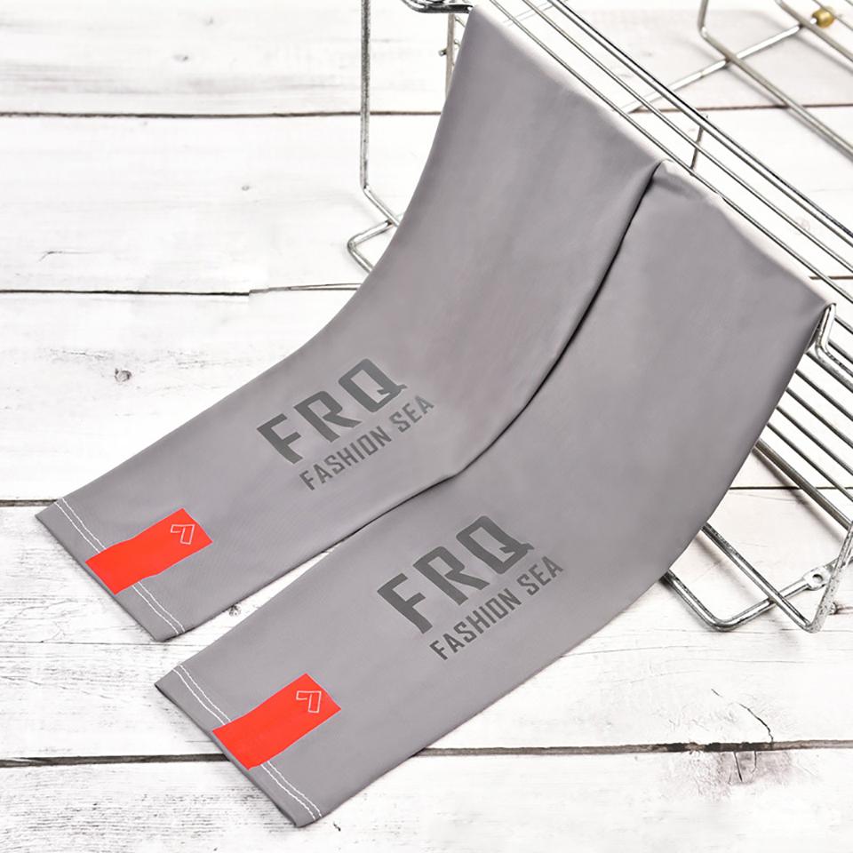 

Gobygo 1Pair Arm Sleeves Upf50+ Cool Feeling Breathable Ice Silk Cycling Oversleeve Running Fishing Sunscreen Arm Support Unisex M