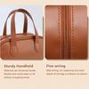 High Appearance  Large Capacity Pu Double Zipper Portable Makeup Bag Retro Travel Home Waterproof And Anti Fouling