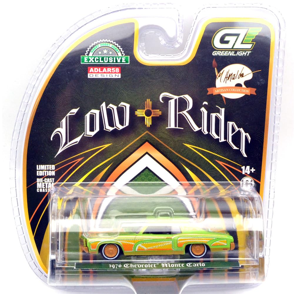 GREENLIGHT Масштаб 1:64 Специальное издание Майкла Геральда 1970 CHEVROLET MONTE CARLO LOWRIDER GL-2020002