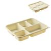 Nuoxian Eco-Friendly Corn Starch Disposable Divided Meal Boxes