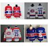 Montreal Canadiens NHL Hockey Jersey da Uomo Stile Autentico Abbigliamento per tifosi Tessuto Sintetico Premium Indumento Tecnico
