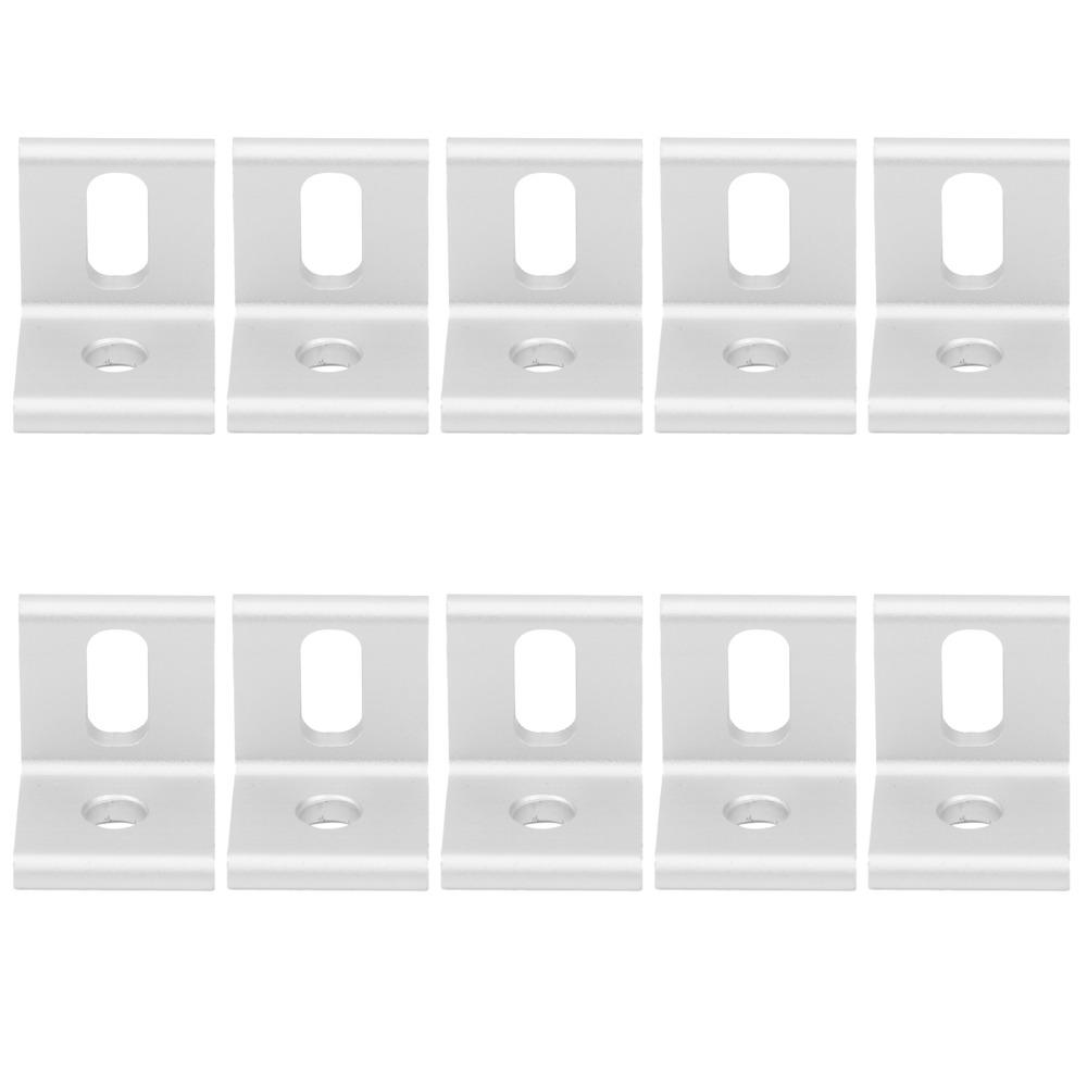 10pcs 20mmx20mmx18mm Size Corner Bracket Right Angle 90° L Shaped Bracket Angle Bracket  Home Use