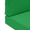 Outdoor Sofa Cushions 2 pcs Green Polyester