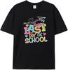 Happy Last Day of School Shirt Womens Schools Out for Summer T-Shirt Teacher Off Duty Gift T-Shirt Black
