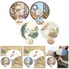 Foldable Fan Portable Waterproof Cute Wear Resistant Photo Prop Folding Fan for Summer Outdoor Activity Wedding Party Favors