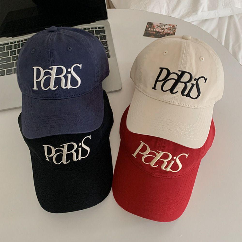 Hole Letter Baseball Hat NYC Sun Hat Simple Embroidery Baseball Cap Cycling