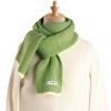 Knitted Woolen Scarf for Women Autumn and Winter Warm and Thickened Student Girl Versatile Men's Couple Style Scarf Korean Version
