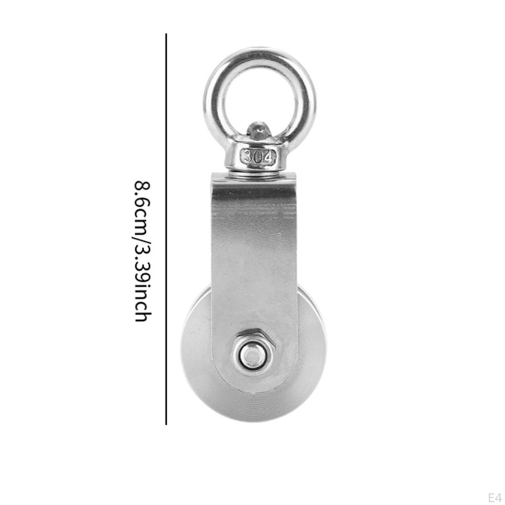 Pulley Block Cable Low Noise, Lifting Wheel, Wheel for Wire Rope, DIY Attachment