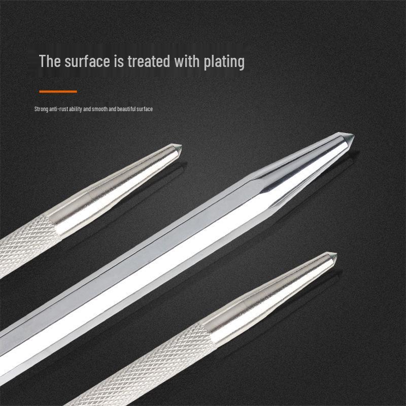 High Hardness Center Punch, Positioning & Drilling Hole Locator, Sharp Fitter Chisel Punch