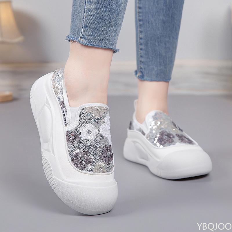 Fashion Women's Autumn New Breathable Women's Shoes Spring Thick Bottom Anti slip Simple Comfortable Wear resistant Daily Casual Shoes