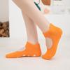 Women's Non-slip Yoga Socks Indoor Sports Fitness Socks Solid Color Dance Training Socks