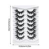 3D False Eyelashes 7 Pairs Of Thick Natural Stereo Curl Fluffy Simulation Eyelashes False Eyelashes