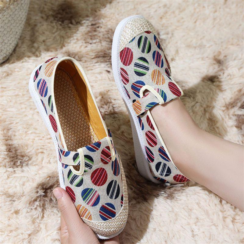 Женская обувь Старая пекинская тканевая обувь Обувь для матери Туфли на плоской подошве — фото 8