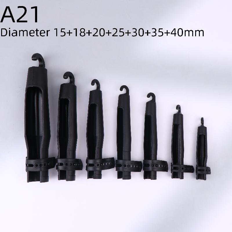 1/6/7 Stuks Zeehengel Dop Hoge Sterkte Anti-Botsing Lange Werphengel Tip Beschermhoes Telescopische Hengel Dop