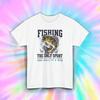 Funny Fishing Drunk Sport Angler Humor Bass Graphic Shirt S-5XL