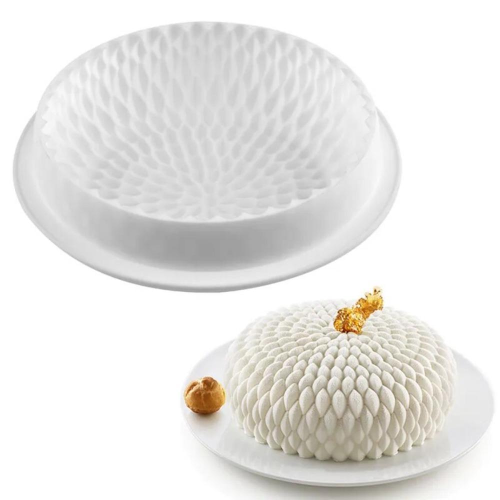 

3D Round Silikone Cake Mold For Baking Mousse Desserts Bakeware Cake Decorating Tools
