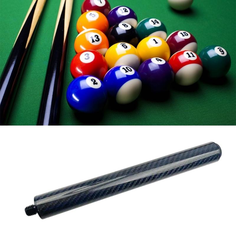 12Inch Professional Billiard Cue Connectors Attachments Carbon Fiber Construction Perfect for Extended Shot Training