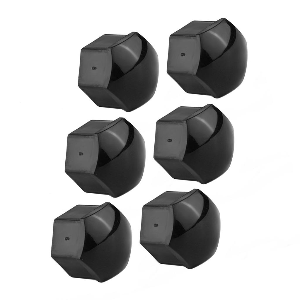 20pcs 21mm Nut Car Wheel Auto Hub Screw   Anti Theft Cover   Black