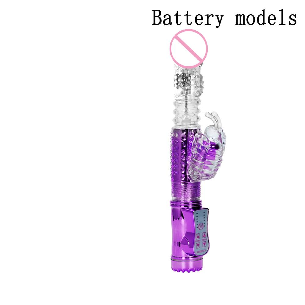 2026 Rechargeable Telescopic Dildo Rabbit Vibrator Sex Toys for Women G Spot Vagina Massager Clitoris Stimulator Female Masturbator Adult Supplies