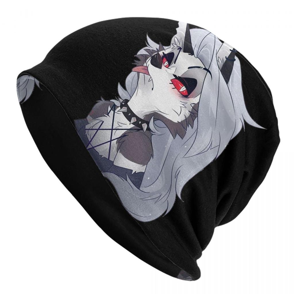 Helluva Boss Loona Cappello Fan Art Merchandising Goth Autunno Inverno Street Skullies Berretti Cappello Primavera Caldo Doppio Uso Cappelli Bonnet