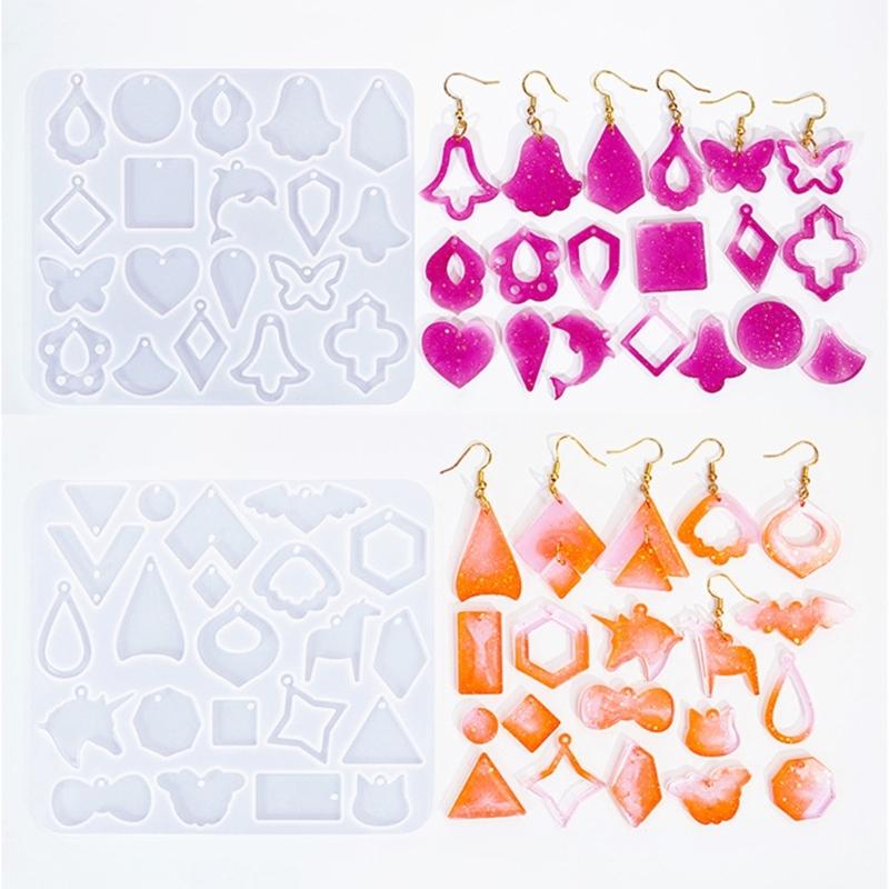 Unique Pendants Crafting Silicone Mold for DIY Enthusiasts Dainty Jewelry Pendant Mold Unique Handmade Accessory Mold