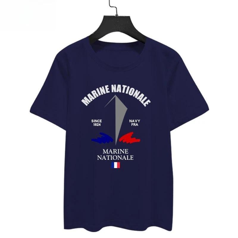 Esercito francese (Esercito di Terra Francese) "Honneur et Patrie" Stampa Grafica Militare T-shirt Oversize Tattica Streetwear Top
