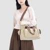 Canvas Bag Commuter Tote Bag Women's Bag Student Large Capacity Shoulder Crossbody Bag