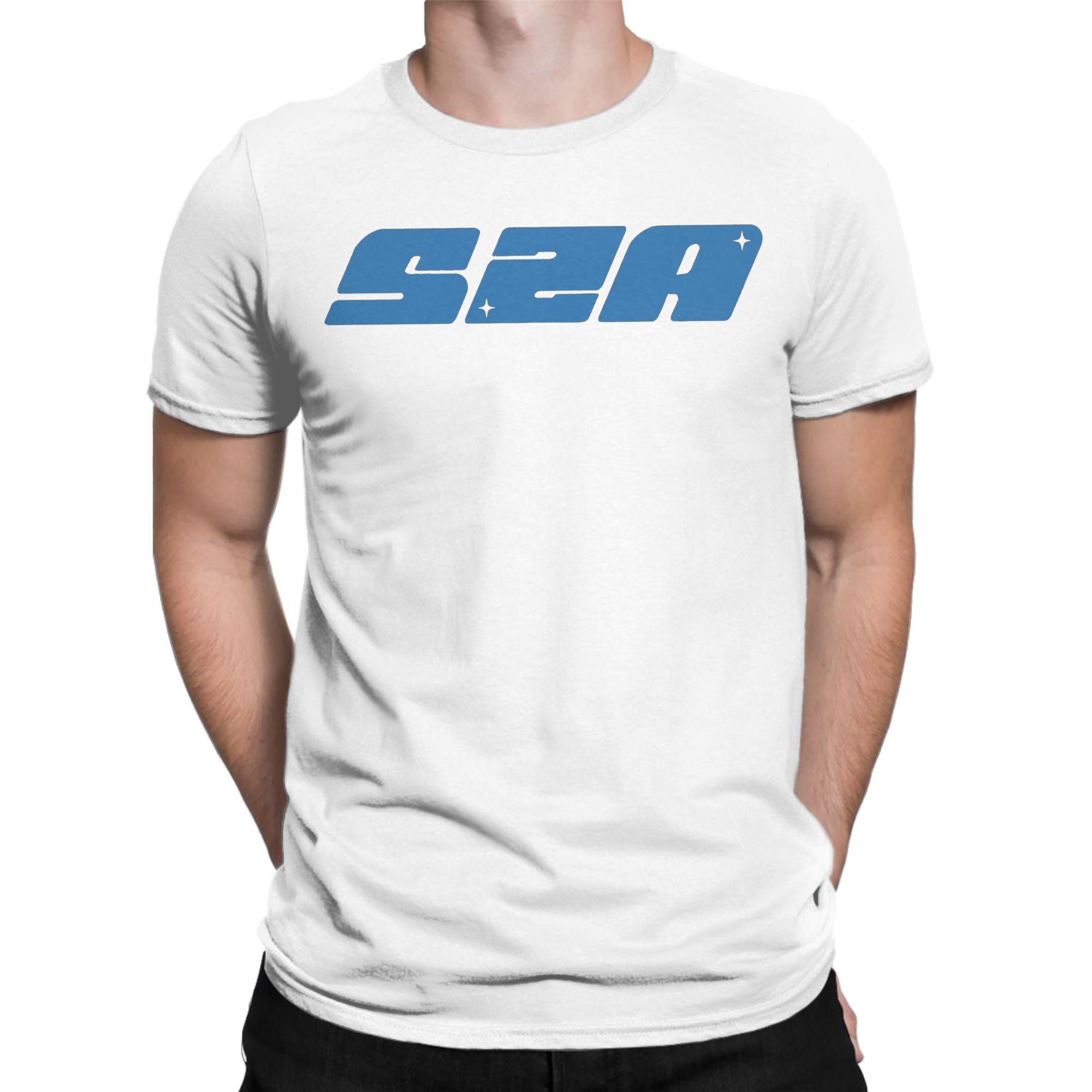 

Vintage SZA T-Shirt Men Round Neck Pure Cotton T Shirts Short Sleeve Tee Shirt Printed Clothing - Men s Summer Cotton Graphi... 5XL різнокольоровий