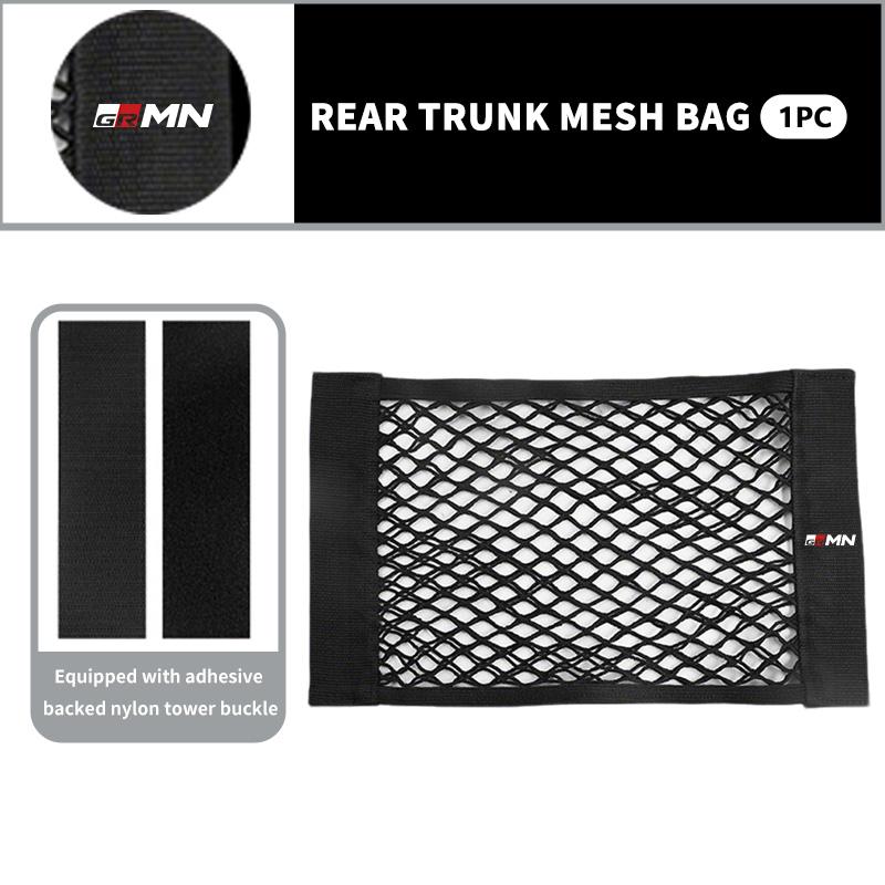 Car Styling Trunk Box Storage Bag Mesh Elastic String Net Pocket Organizer Accessories For Toyota Yaris Corolla Rav4 GR Auris