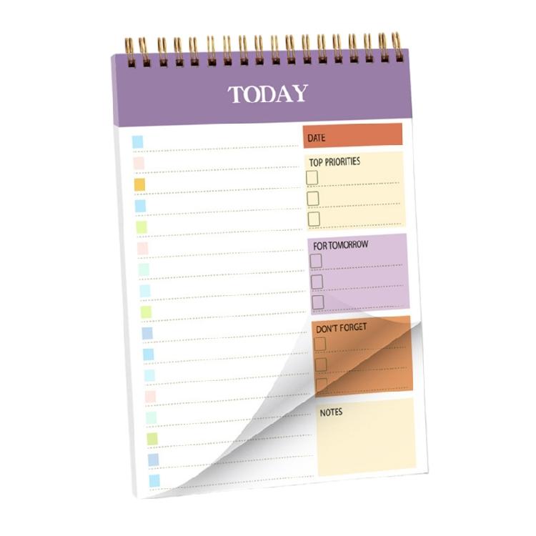 Twin Coil Binding Daily Planner Academic Journal 104 Page Lined Writing Notepads For Daily Planning And Note Taking