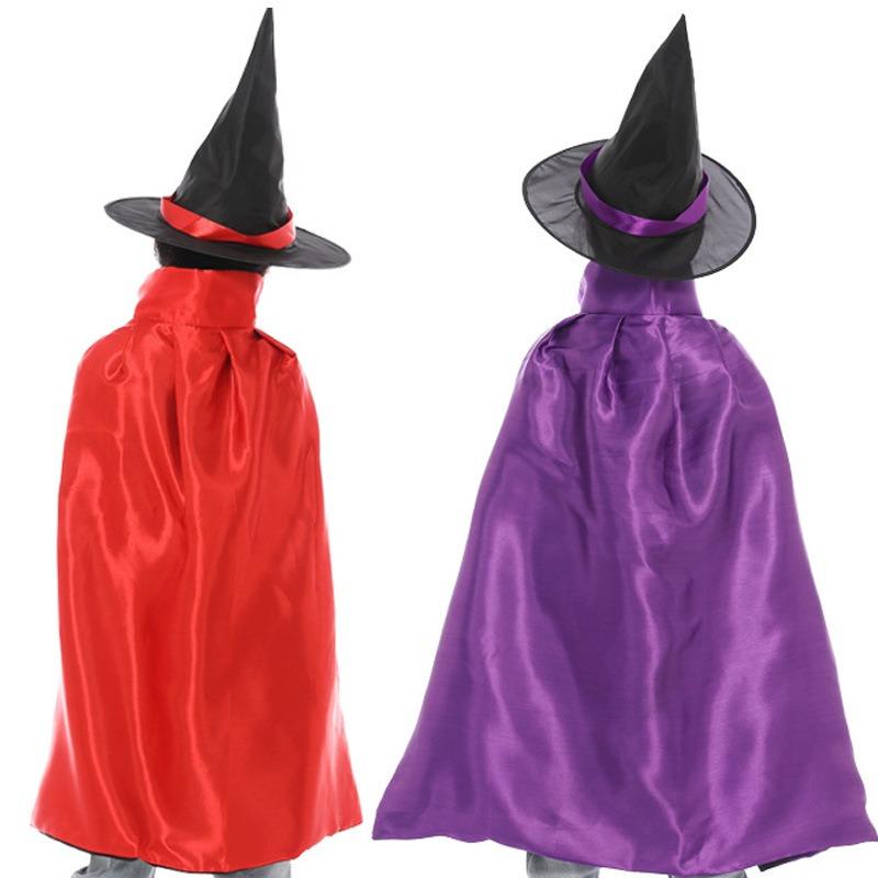 Halloween Cape Cape June 1 Children's Day Costume Party Cosplay Witch Cape Parent-child Performance Costume