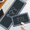Kitchen Mat Living Room Area Rugs Balcony Hallway Carpet Bathroom Anti -Slip Water Absorbent Washable Floor Mat Entrance Doormat