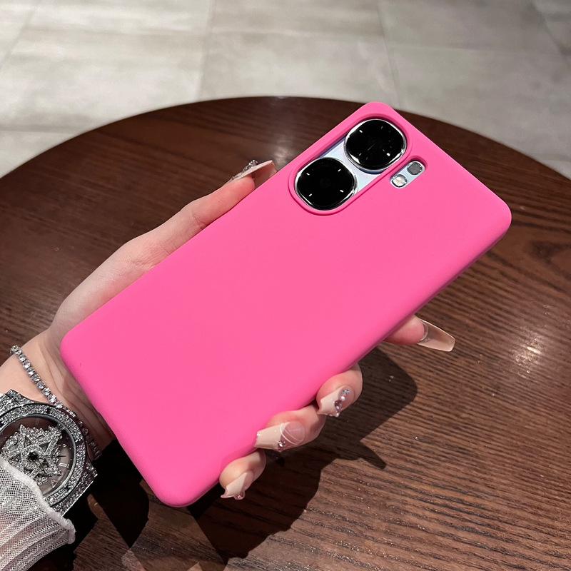 Applicable To Iqooneo1pro Mobile Phone Case, Liquid Silicone vivoS11 Simple Solid Color Anti-drop Protective Case, Advanced Sense