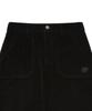 Wacky Willy [25Fw] Women'S Corduroy Long Skirt Black
