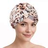 Pleated Hijab Caps Knotted Style Floral Head Wrap New Head Wrap Cap  Women Headwear