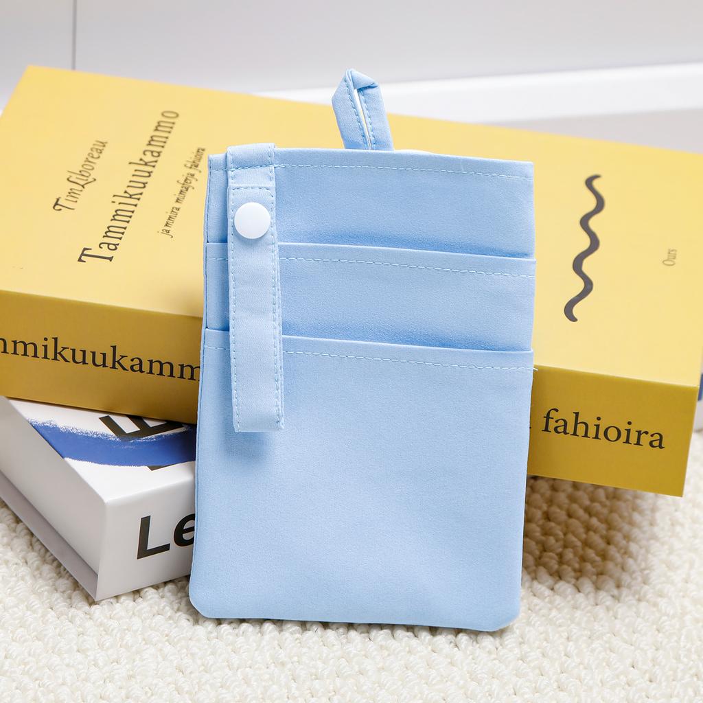 Solid Quick-dry Nurse Pocket Organizer Polyester Spandex Pouch Pen Holder Clip-on Utility Pocket for Pens P-TLSG-01