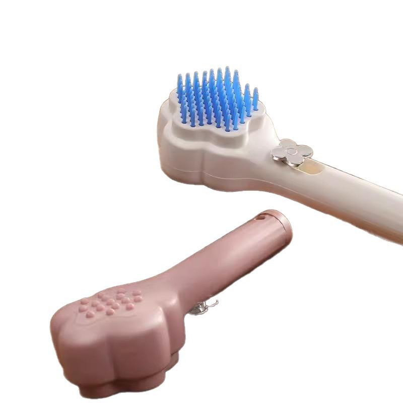 Retractable Anti-Static Massage Comb: Hair-Friendly Scalp Cleaner for Smooth Hair